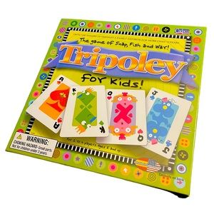 Sealed Tripoley For Kids! Snap, Fish & War Family Fun Card Games Ages 5+ Cadaco.